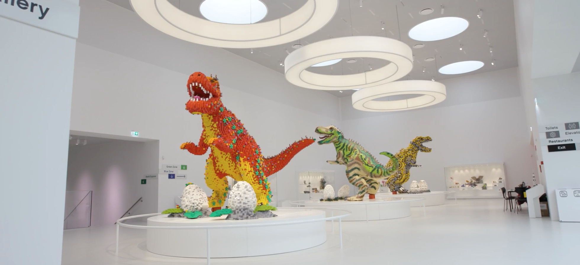 Dinosaures fets de peces de Lego